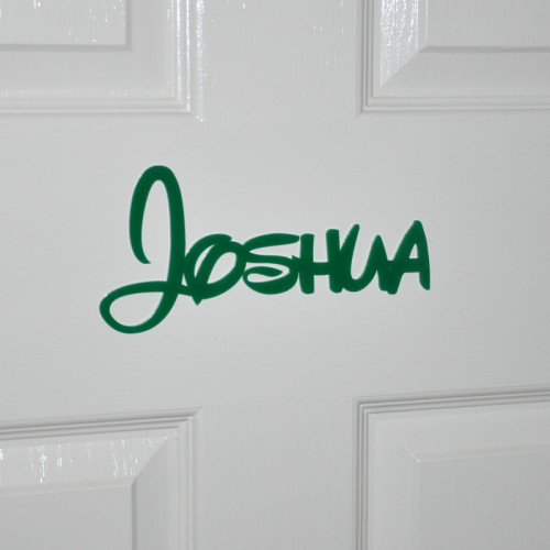 Disney Personalised Acrylic Name Plaques Green