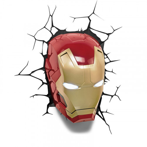 Iron Man Mask Wall 3D Light