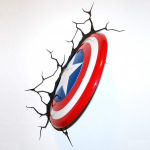 Captain America Shield Wall Light