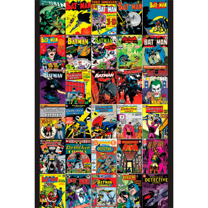 DC Comics Batman Comic Covers Framed Wall Art