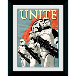 Star Wars Unite Framed Collectible Propaganda Art