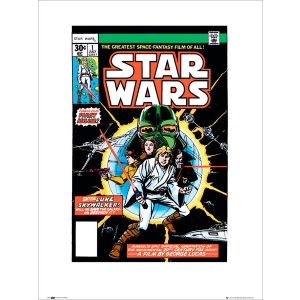 Star Wars Issue 1 Comic Cover Framed Print