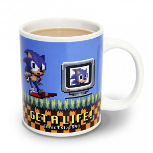 Sonic The Hedgehog Get A Life Mug 