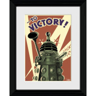 Doctor Who Dalek Framed Collectible Propaganda Art Print